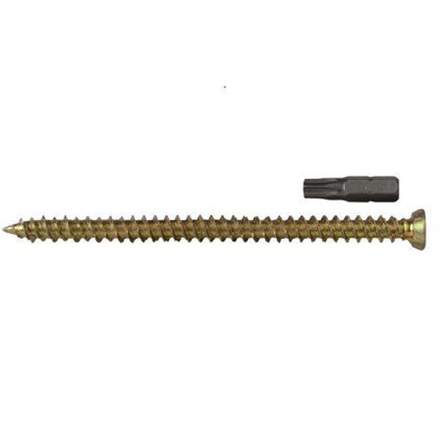 Picture of (EACH) SINGLE CONCRETE  SCREW  92mmx7.5mm CSK