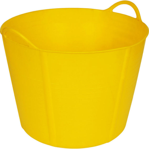Picture of YELLOW 40L FLEXI TUB BUCKET GORILLA